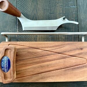 Reifenauer Cheese Slicer with Wooden Board